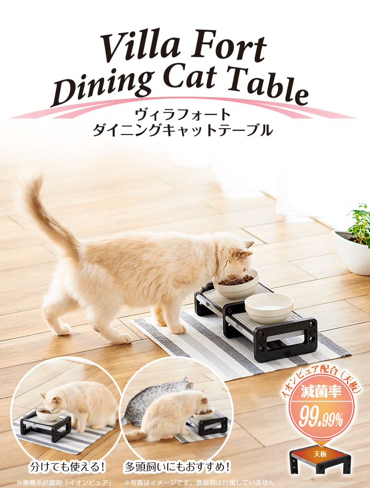 【ねこ】ダイニングテーブル ネコ穴付きプロダクト – KANADEMONO