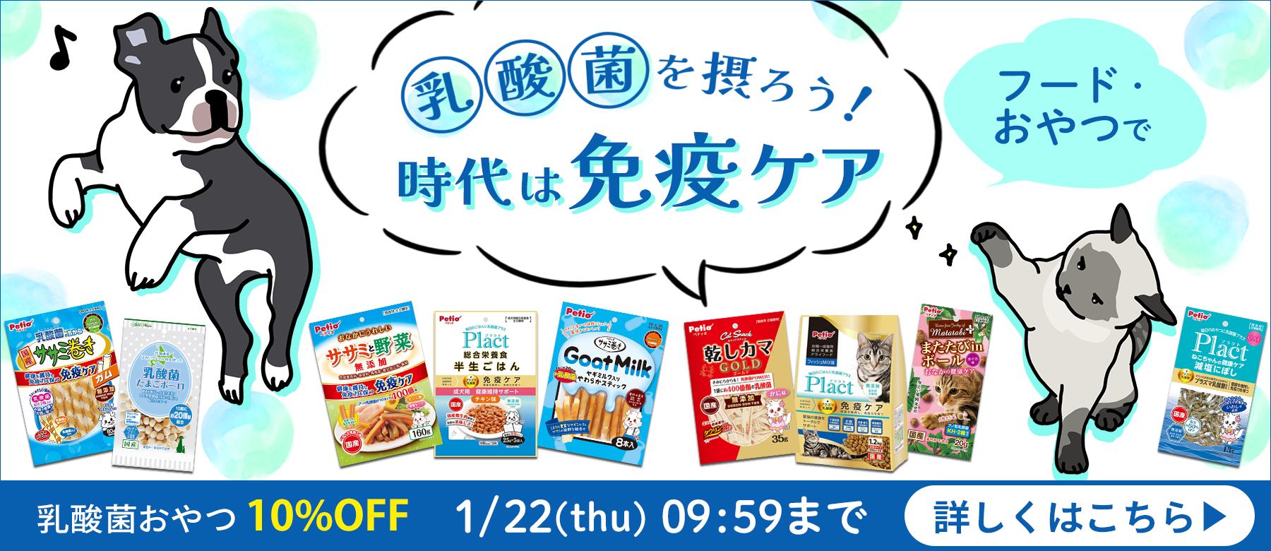 乳酸菌を摂ろう！時代は免疫ケア 10%OFF