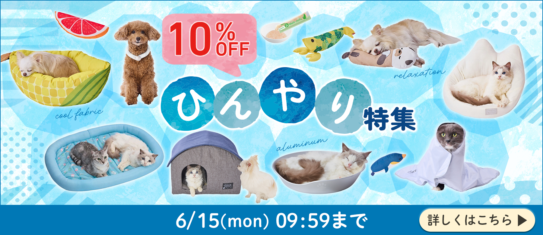 ひんやり特集 10%OFF