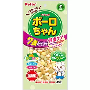 Petio Dog零食Bolo-chan年龄7岁的M保健蔬菜非常适合老年人
