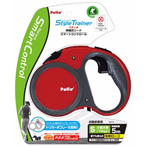 Petio Petio犬用拉绳StyleTrainer风格训练器锐利智能控制Phenix Red是小型犬中型犬大型犬用