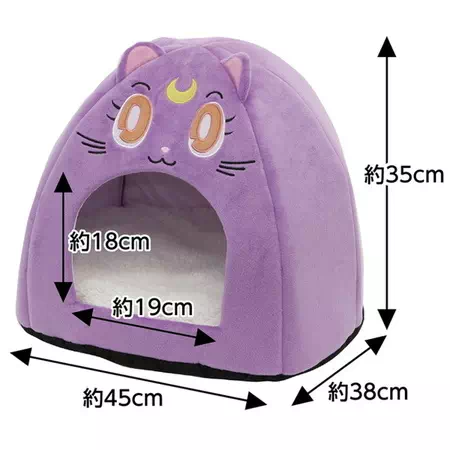 キャラペティ 美少女戦士セーラームーン ドームベッド ルナ Petio ペティオオンラインショップ