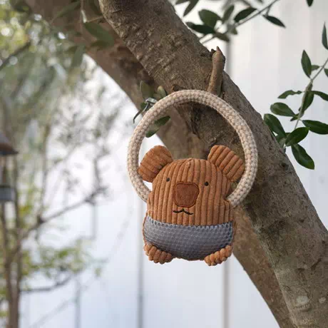 Petio Admate Dog Chewing Toy Toothpaste Fluffy Dental Rope Plush Koala Koala with Whistle