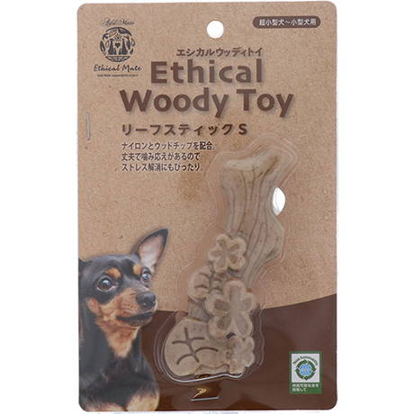 ペティオPetioAddＭateアドメイト犬用おもちゃエシカルメイトウッディトイリーフスティック棒天然木超小型犬用噛み癖は犬用玩具