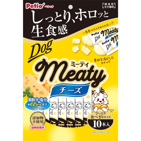 【ネコポス専用】ミーティ Meaty チーズ 10本入　ネコポス対応