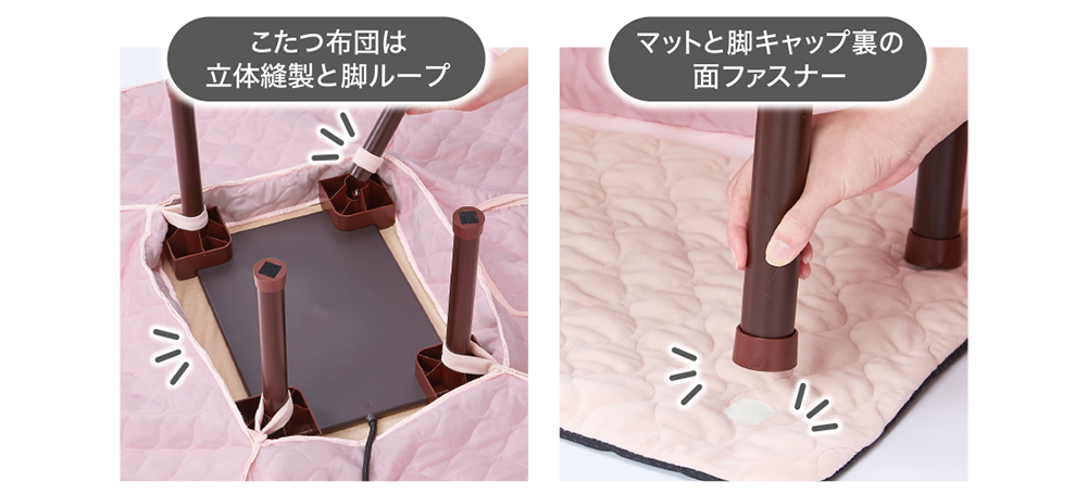 電気こたつ 特長55