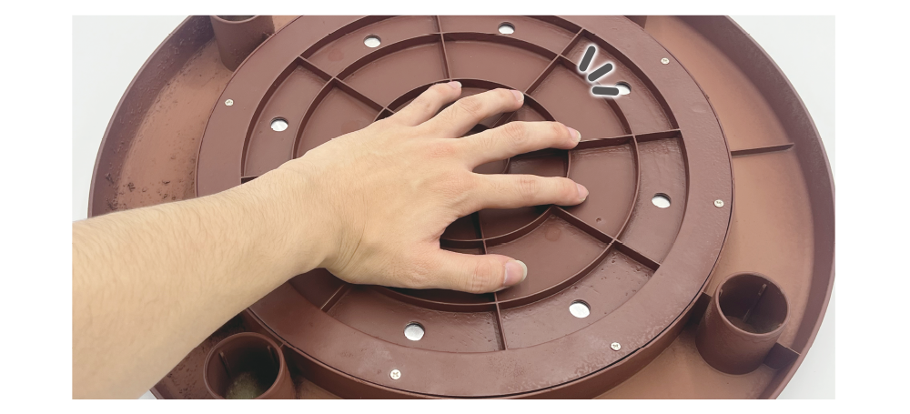 猫のための丸型こたつ 特長6